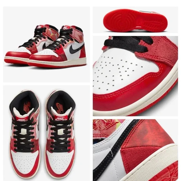 Spider-Man Jordan’s Size 7 NIB - Picture 2 of 2